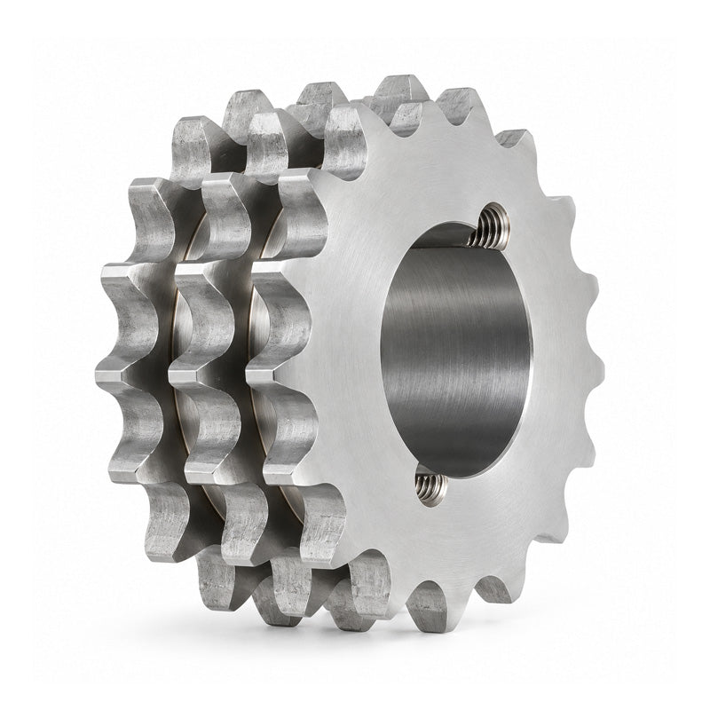 Drive-Flex 23 Tooth 06B Triplex Sprocket Tapered Locking Bush Type for 3/8 inch Pitch Chain - Bush not Incl - Allow 2-3 Days
