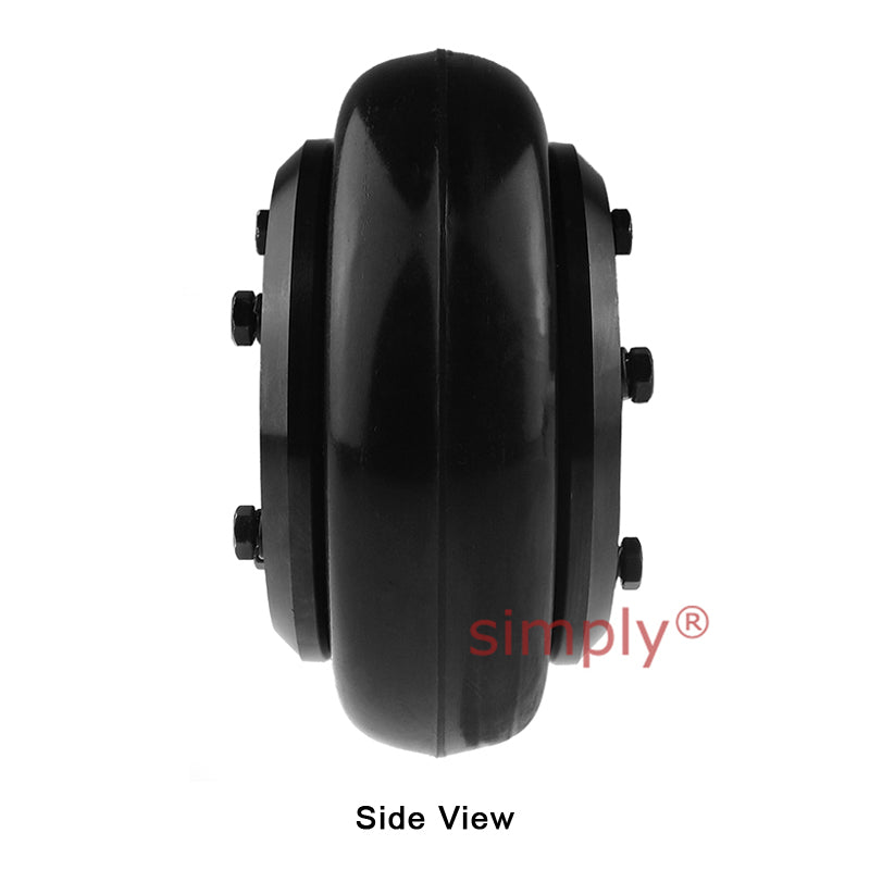 Major Brand F70F/F70B Inner Facing Taper Bore/Pilot Bored Type Tyre Drive Coupling Assembly with Natural Rubber Tyre