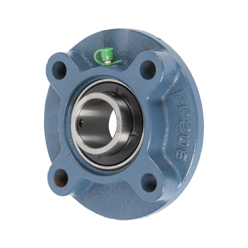 UCFC205 Metric Four Bolt Cast Iron Round Flanged Housing with 25mm Insert
