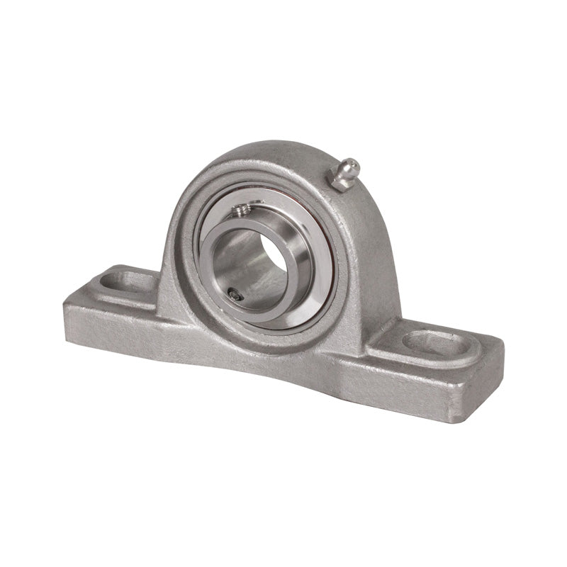 SSUCP207-20 Imperial Stainless Steel Two Bolt Pillow / Plummer Block Housing with 1-1/4 inch Bore Stainless Insert 