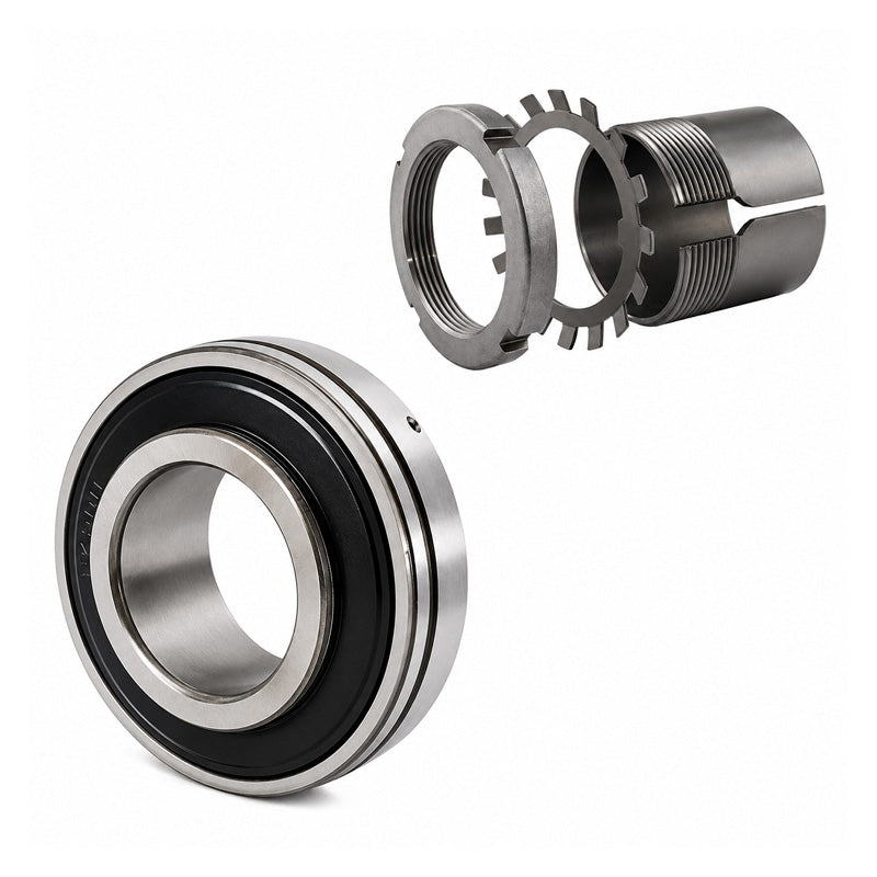 UK212/HS2312 Taper Bore Bearing Insert and Sleeve Fits 2-1/8 inch Shaft
