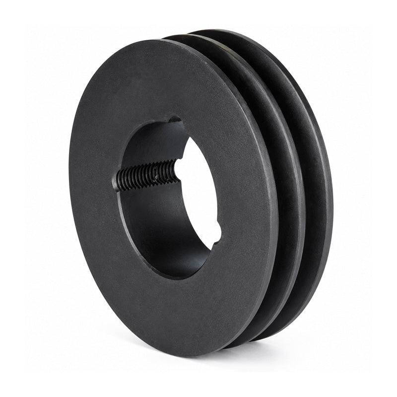 PowerDrive 56X2SPZ 56mm Pitch Diameter SPZ Section Tapered Locking Bush Type Pulley with 2 Grooves (Bush not Incl.)