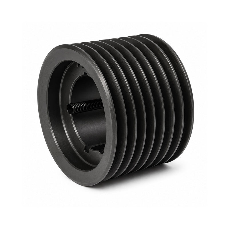PowerDrive 450X8SPZ 450mm Pitch Diameter SPZ Section Tapered Locking Bush Type Pulley with 8 Grooves (Bush not Incl.) - Allow 2-3 Days