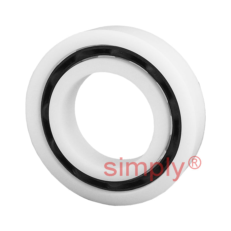 xiros xirodur BB6204B18010ES Open Type Radial Groove Ball Bearing with PA Cage and Stainless Steel Balls 20x47x14mm